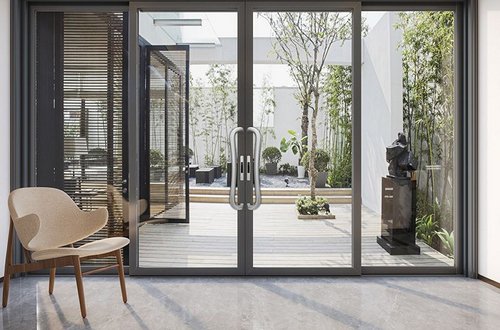 Porta scorrevole in alluminio GDM190