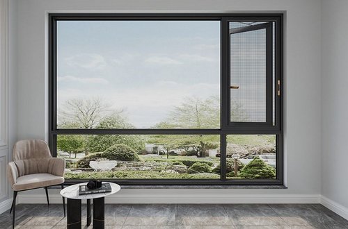 Finestra a battente in alluminio con apertura verso l'esterno GD112A