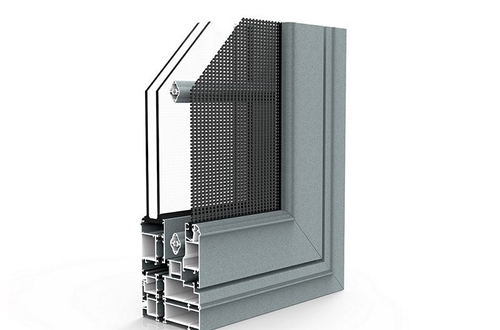 Finestra a battente in alluminio con apertura verso l'esterno GD112