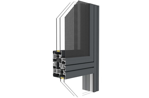 Finestra inclinabile e girevole con apertura verso l'interno in alluminio GD115A