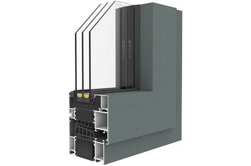 Finestra passiva in alluminio GD95HI
