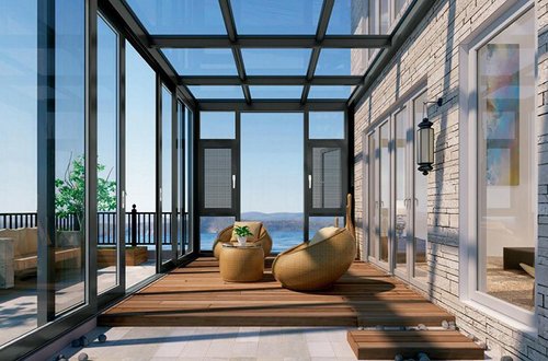 Veranda in alluminio GDY120