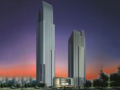 Hangzhou edificio più alto-centro della fortuna del Nuovo Mondo