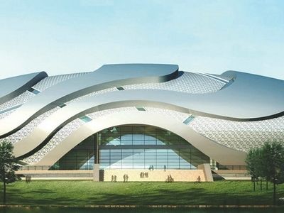 Progetto giochi asiatici 2010 - Centro palestra per biciclette